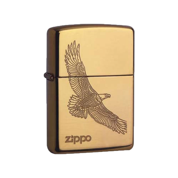 Zippo messing poliert large eagle