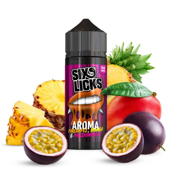 Six Licks Aroma Pineapple, Mango & Passionfruit