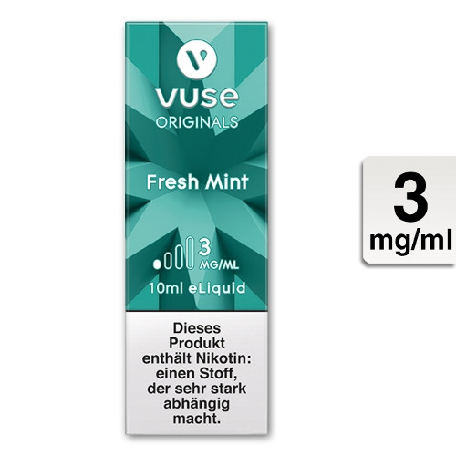 E-Liquid VUSE Bottle Fresh Mint 3mg