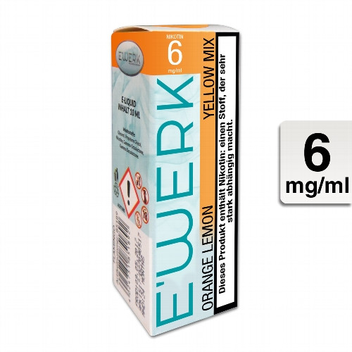 E-Liquid E'Werk Yellow Mix 6 mg