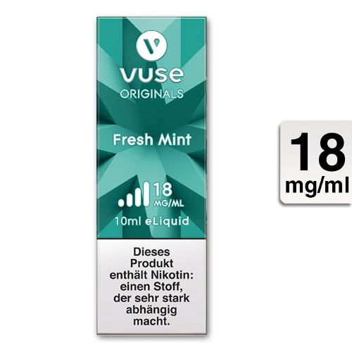 E-Liquid VUSE Bottle Fresh Mint 18mg