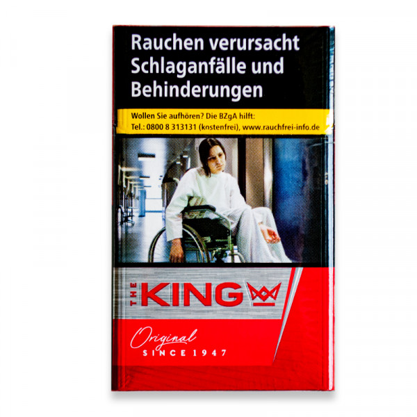 King Zigaretten Red Original Pack Stange