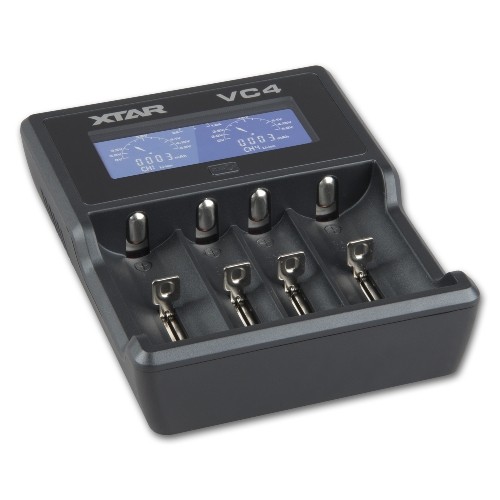 E- Akku Charger XTAR VC4 USB Ladegerät
