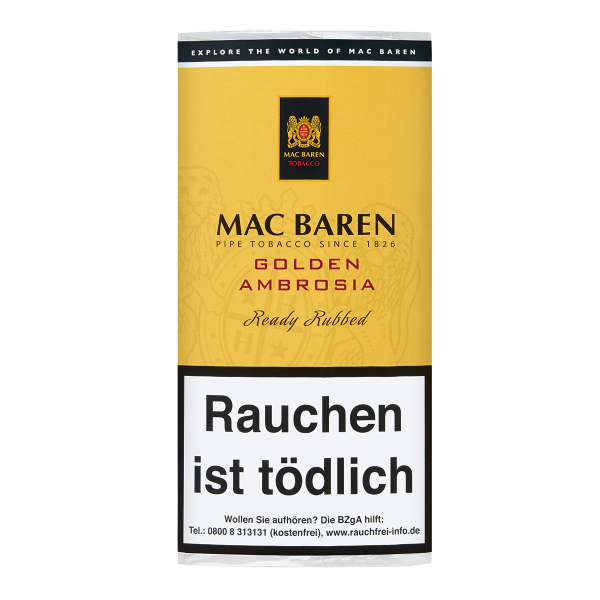 Mac Baren Golden Ambrosia Pfeifentabak 50g Päckchen