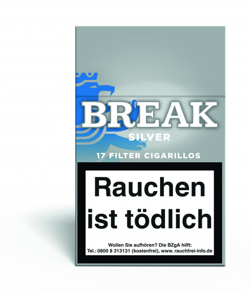 Break Zigarillos Silver Naturdeckblatt Stange