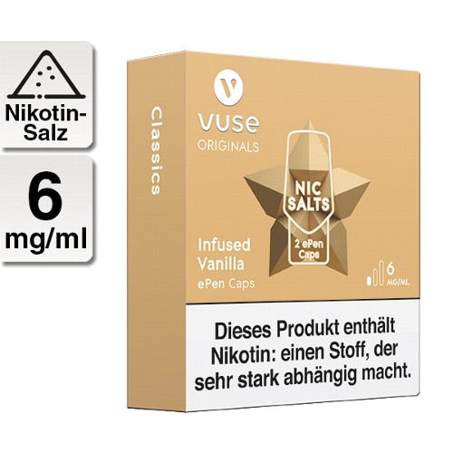 E-Kartusche VUSE ePen Infused Vanilla Nic Salts 6mg