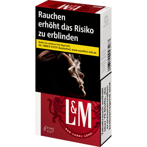 L&M Zigaretten Red Label Long Original Pack Stange