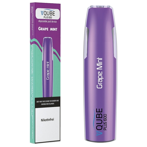 E-Shisha Vqube Grape Mint 0 mg
