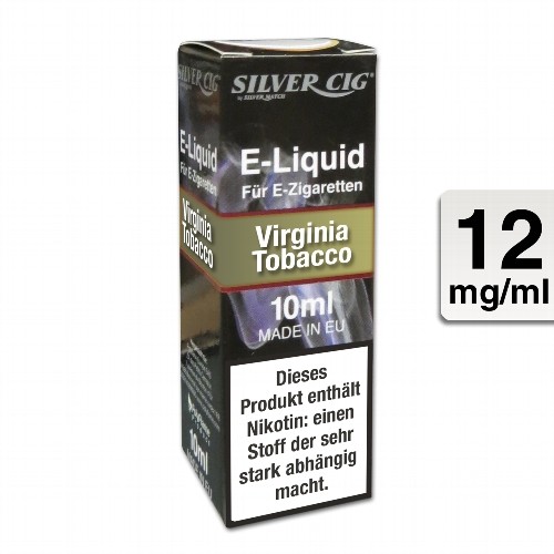 E-Liquid SILVERCIG Virginia Tobacco 12 mg
