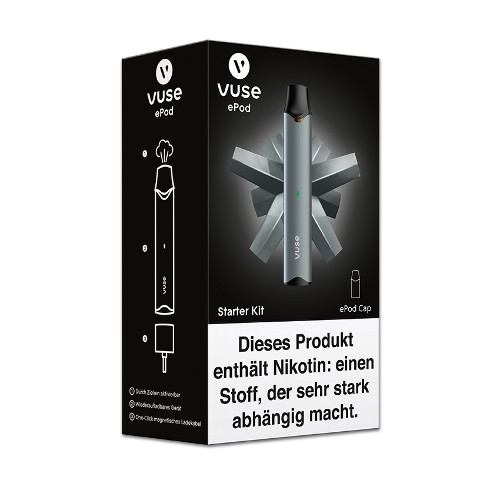 E-Zigarette VUSE ePod Starter Kit Silber