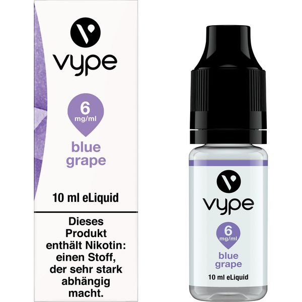 E-Liquid VYPE Bottle EDR Blue Grape 6mg