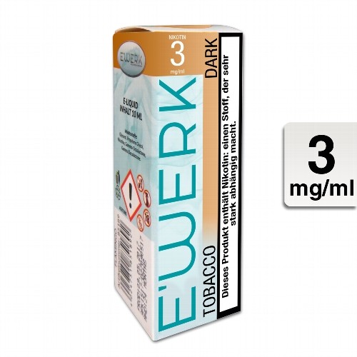 E-Liquid E'WERK Dark 3 mg