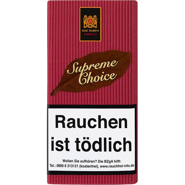 Mac Baren Supreme Choice Pfeifentabak Päckchen