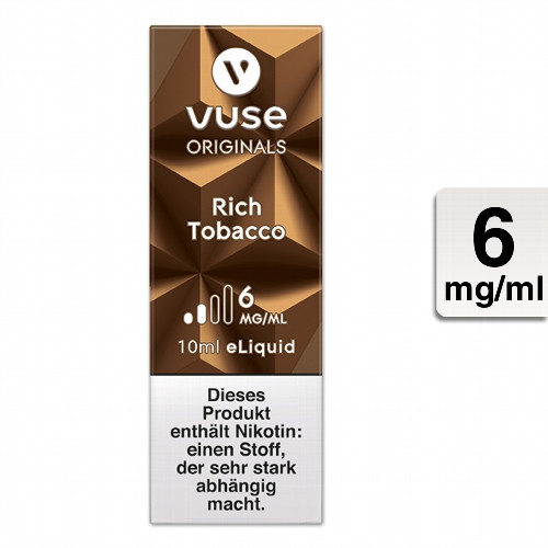 E-Liquid VUSE Bottle Rich Tobacco 6mg