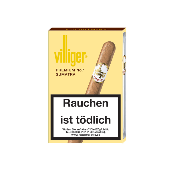Villiger Premium No. 7 Sumatra Zigarillos 5er Schachtel
