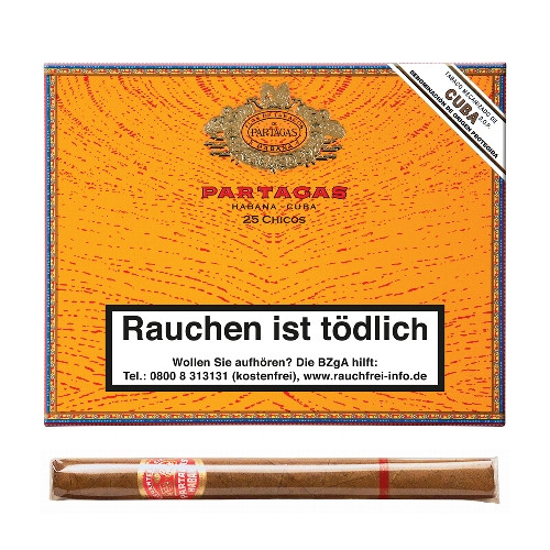 Partagas Chicos Zigarillos 25er Kiste