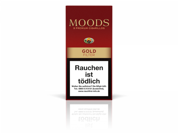 Dannemann Moods Gold Filter Zigarillos 5er Schachtel
