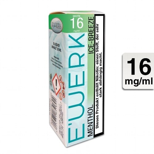 E-Liquid E'WERK Ice-Breeze 16 mg Nikotin