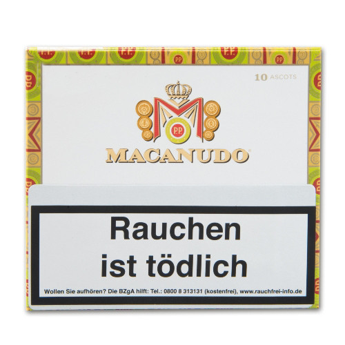 Macanudo Cafe Ascot Zigarren 10er Schachtel