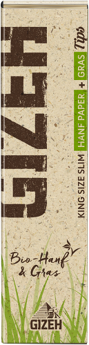 Gizeh King Size Slim Hanf Zigarettenpapier + Gras Tips
