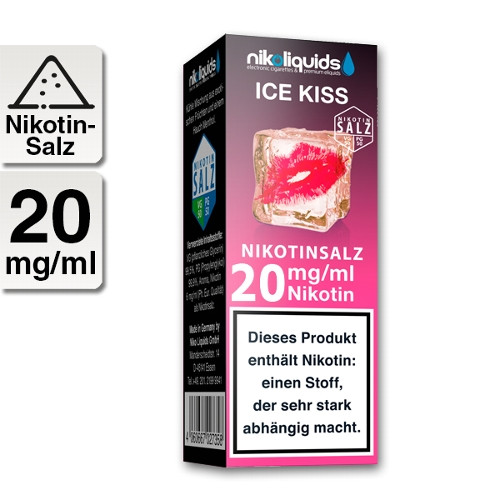 E-Liquid Nikotinsalz NIKOLIQUIDS Ice Kiss Früchte Menthol 20 mg