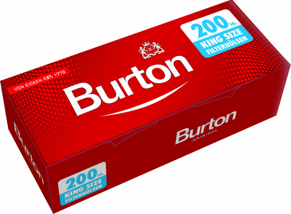 Burton Filterhülsen King Size 200 Stück
