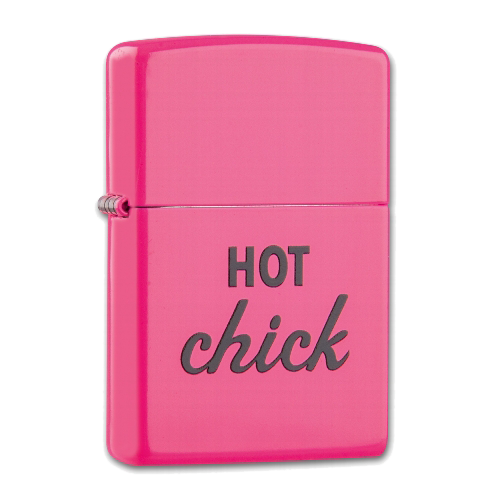 Zippo Neon Pink Hot Chick
