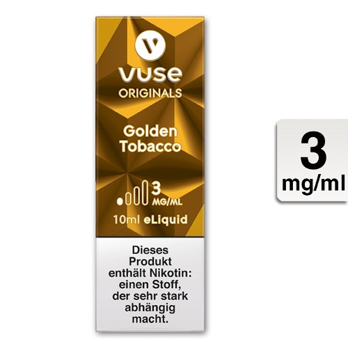 E-Liquid VUSE Bottle Golden Tobacco 3mg