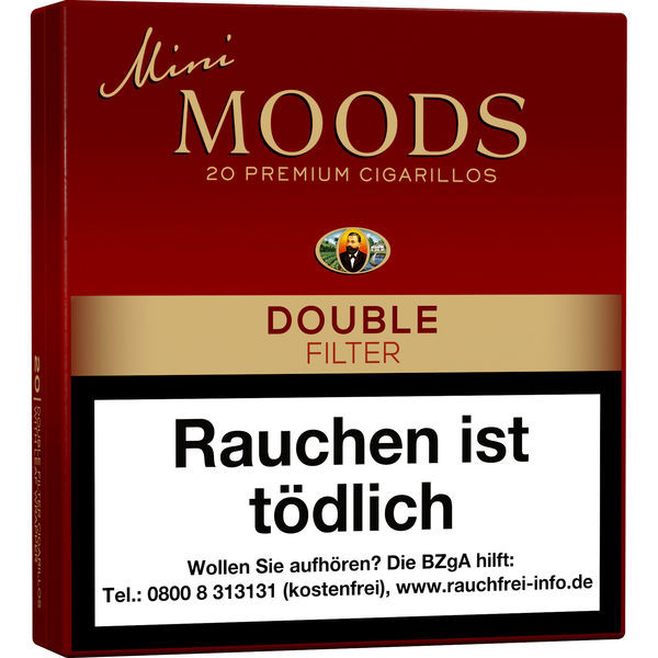 Dannemann Mini Moods Double Filter 20er Schachtel