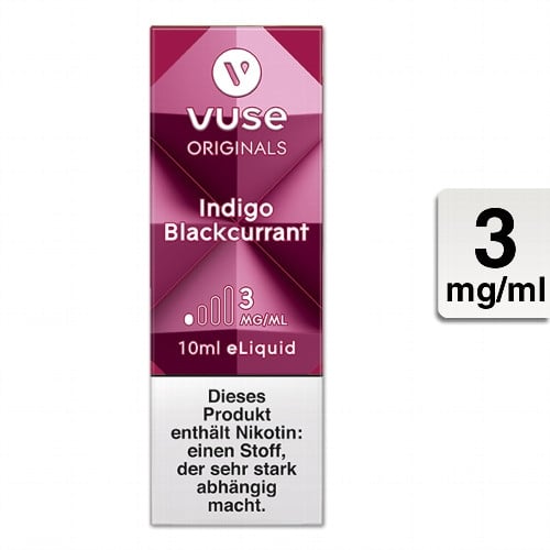 E-Liquid VUSE Bottle Indigo Blackcurrant 3mg