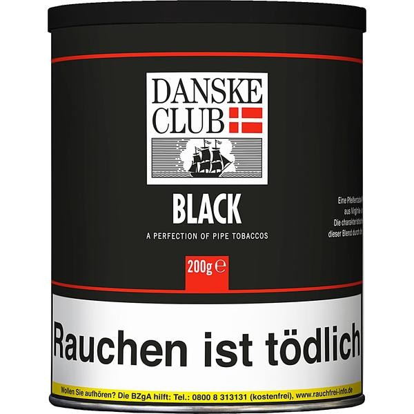 Danske Club Black Pfeifentabak 200g Dose