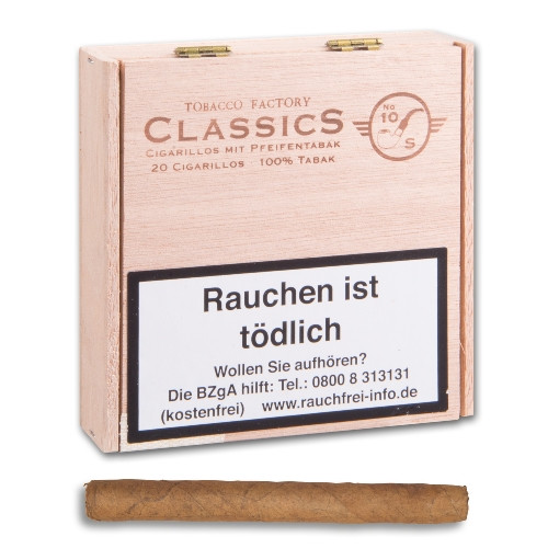 Tobacco Factory Classics No 10 Sumatra mit Pfeifentabak