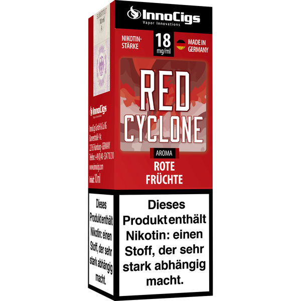 E-Liquid Innocigs Red Cyclone Rote Früchte Aroma 18 mg