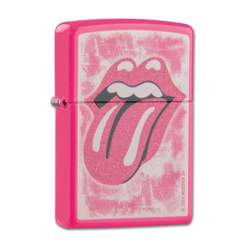 Zippo - Neon Pink The Rolling Stones