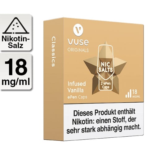 E-Kartusche VUSE ePen Infused Vanilla Nic Salts 18mg