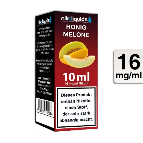 E-Liquid NIKOLIQUIDS Honigmelone 16 mg