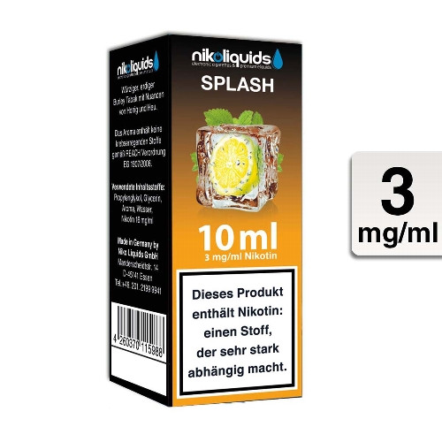 E-Liquid NIKOLIQUIDS Splash 3 mg