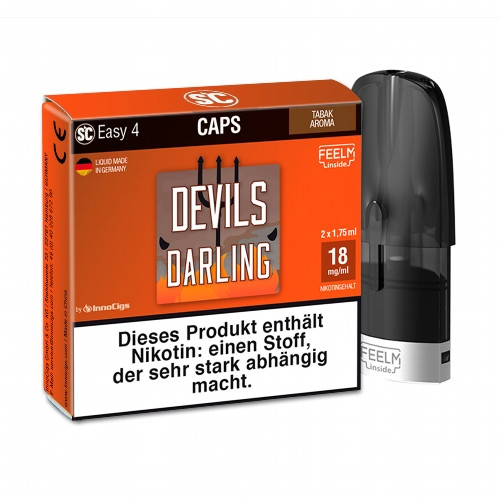 E-Liquidcaps SC Easy 4 Devils Darling Tabak 18 mg