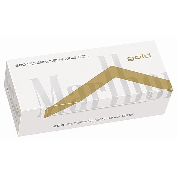 Marlboro Filterhülsen Gold 200 Stück Packung