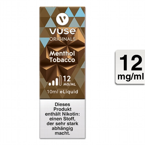 E-Liquid VUSE Bottle Menthol Tobacco 12mg