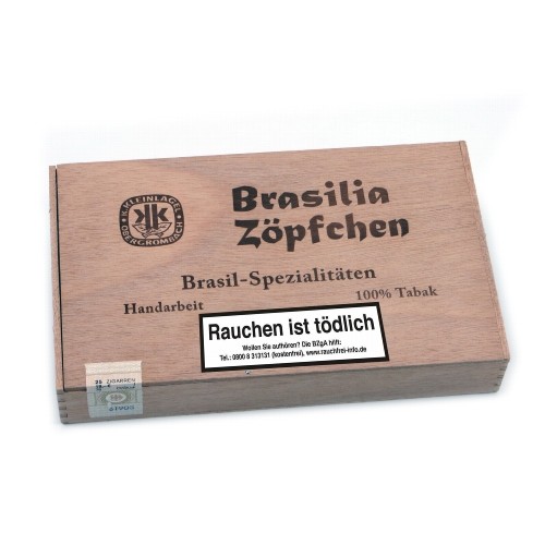 Brasilia Zopf Zigarren 25er Kiste