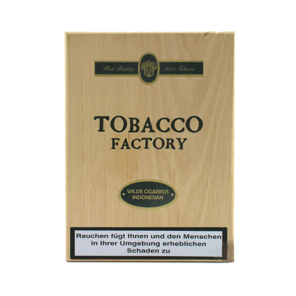 Evans Tobacco Factory Wilde Cigarros Indonesian 20er Kiste