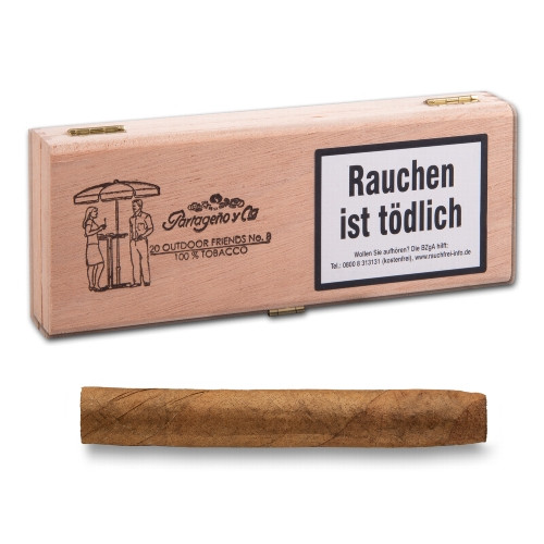 Partageno Zigarren No 8 Outdoor Short Caribic 20er Kiste