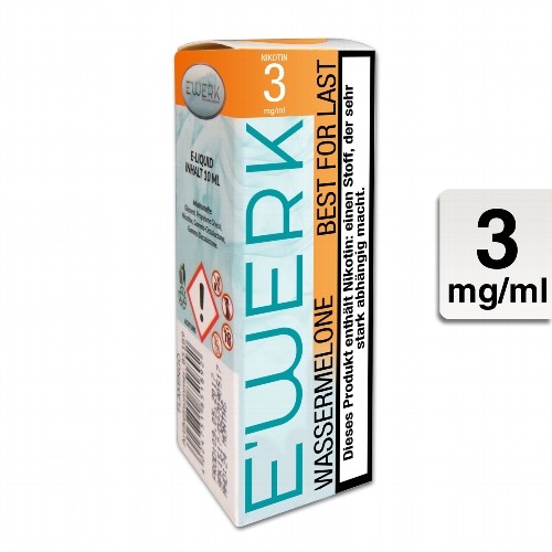E-Liquid E'WERK Best for Last 3 mg Nikotin