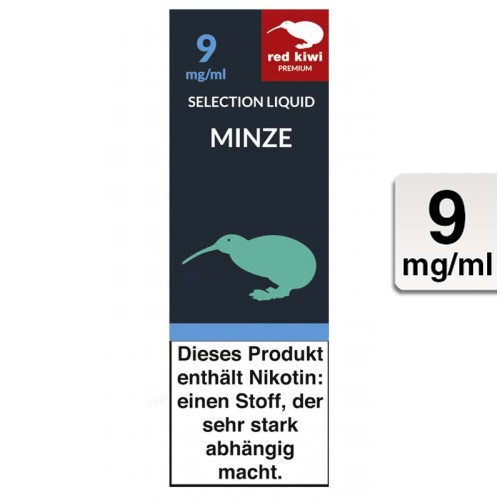 E-Liquid RED KIWI Selection Minze Tobacco 9 mg