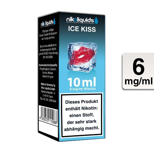 E-Liquid NIKOLIQUIDS Ice Kiss 6 mg