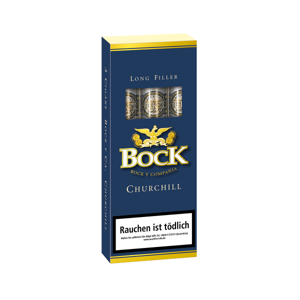 Bock y Ca Churchill Tubo 3 Stück