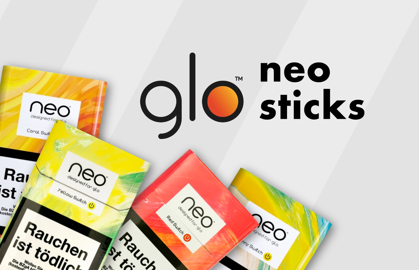 Welche GLO Neo Sticks passen zu welchem Raucher-Typ?
