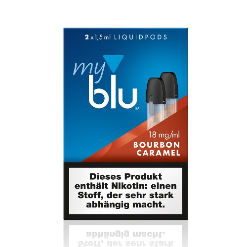 E-Liquidpod MY BLU Bourbon Caramel 18 mg 2 Stück