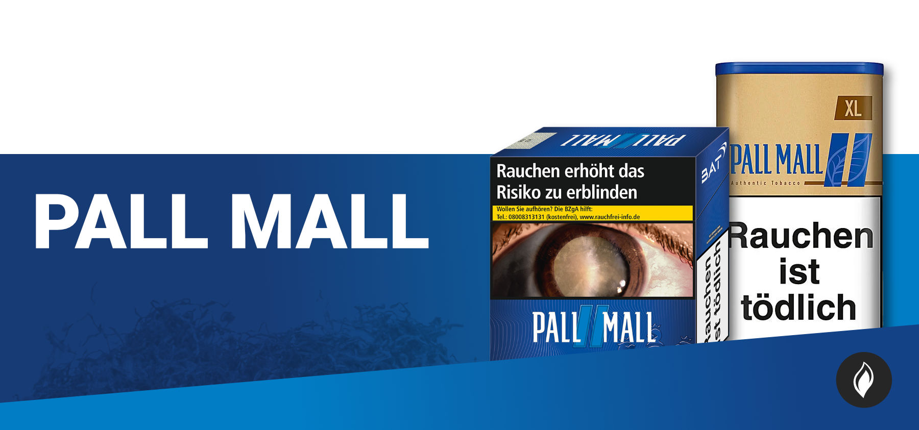 Vielfältige Pall Mall Tabak Sorten